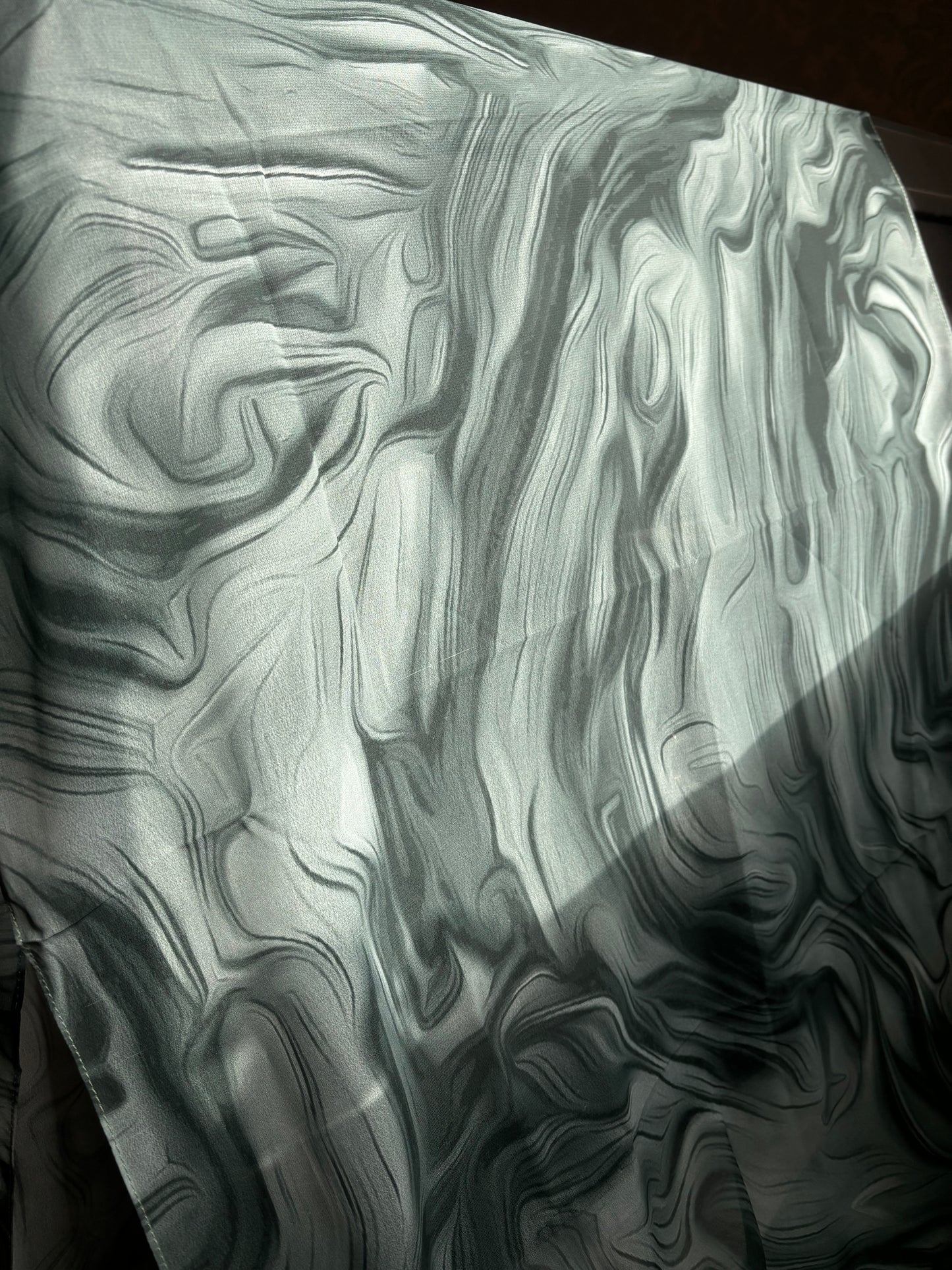 Mint premium chiffon hijab.