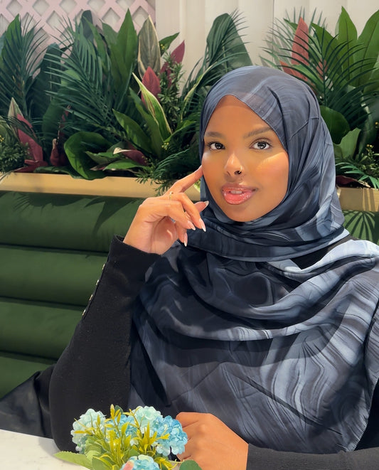 Bluewave premium chiffon hijab