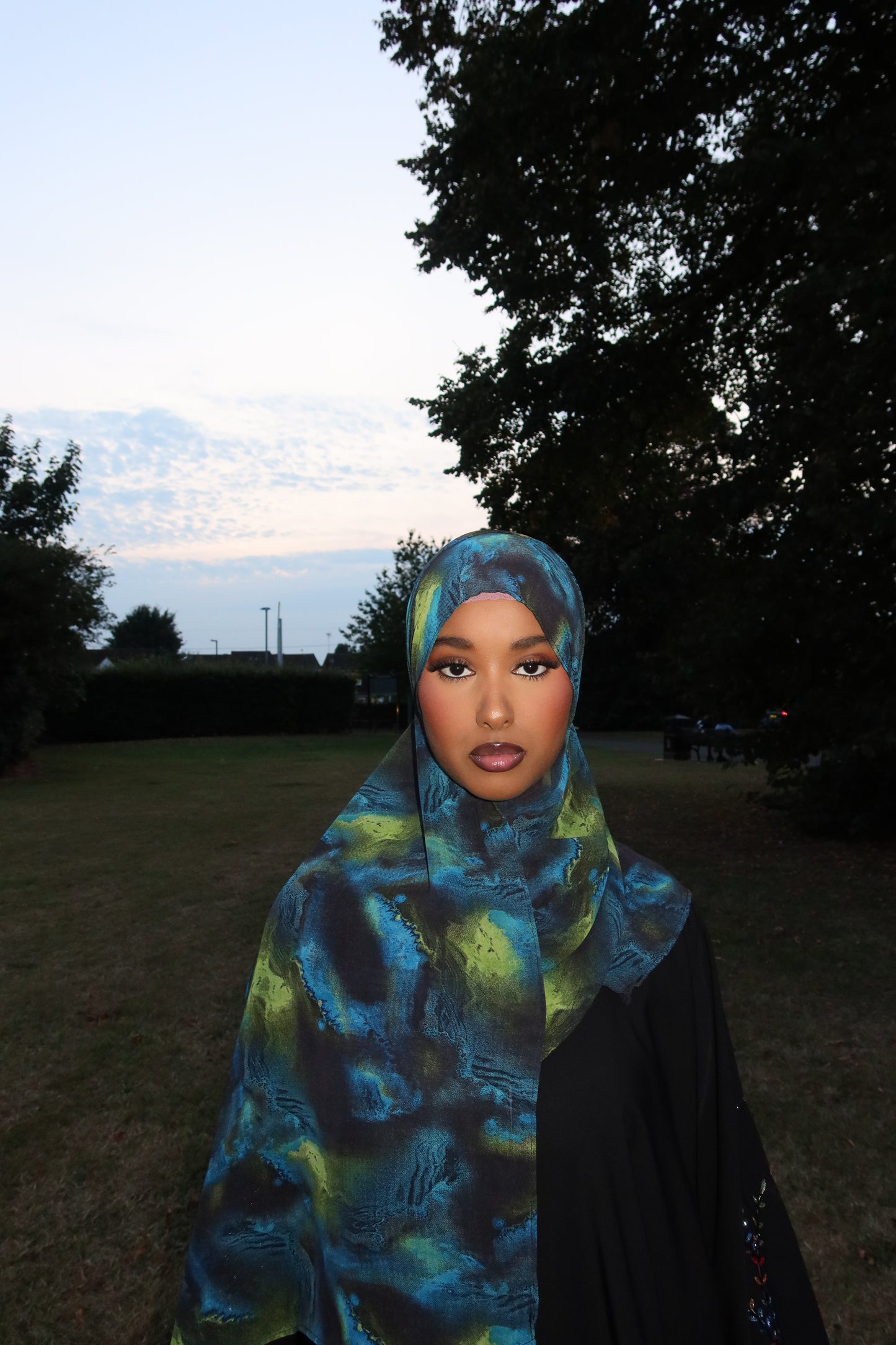 Northern Lights Premium Chiffon