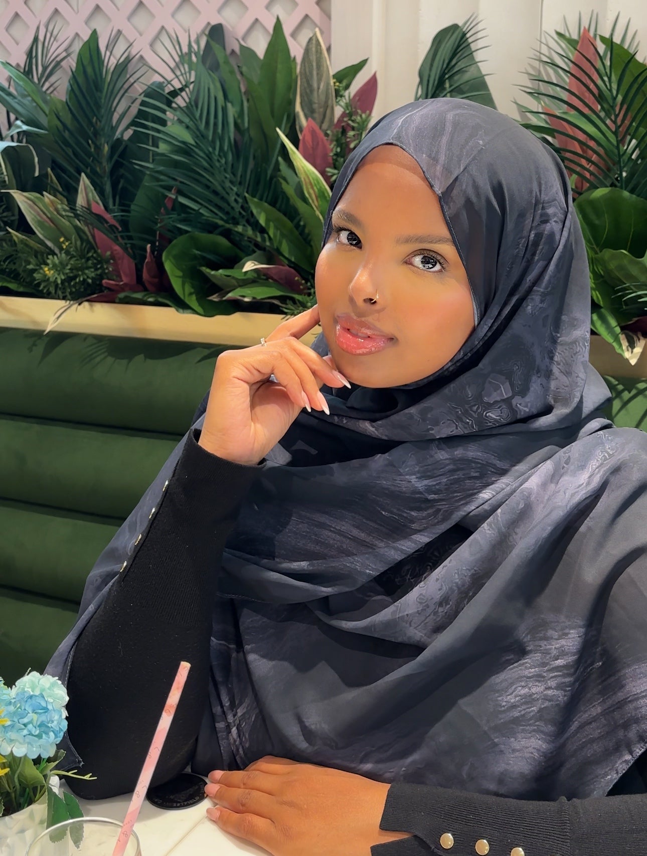 Stone premium chiffon hijab
