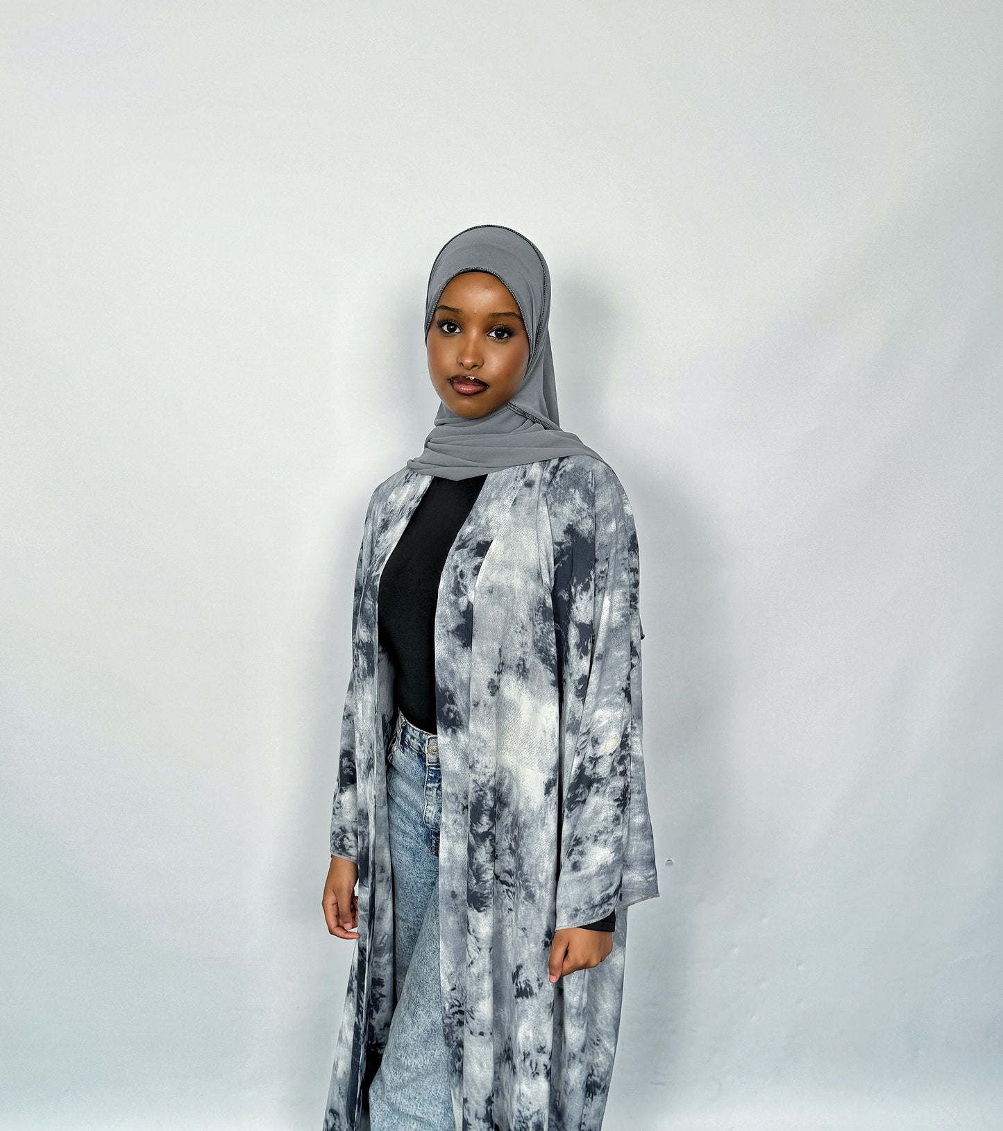 Storm Open Batwing Abaya