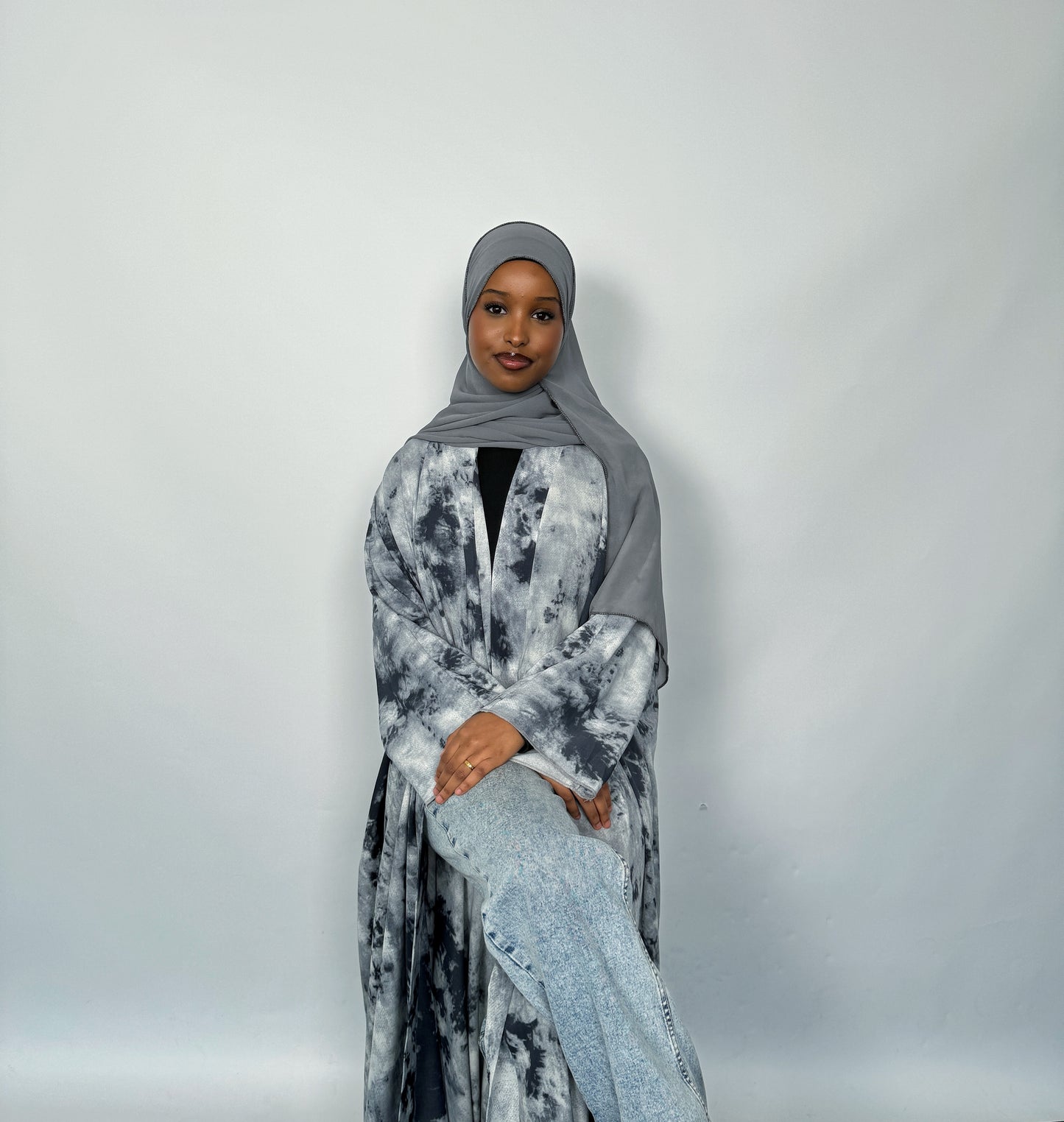 Storm Open Batwing Abaya